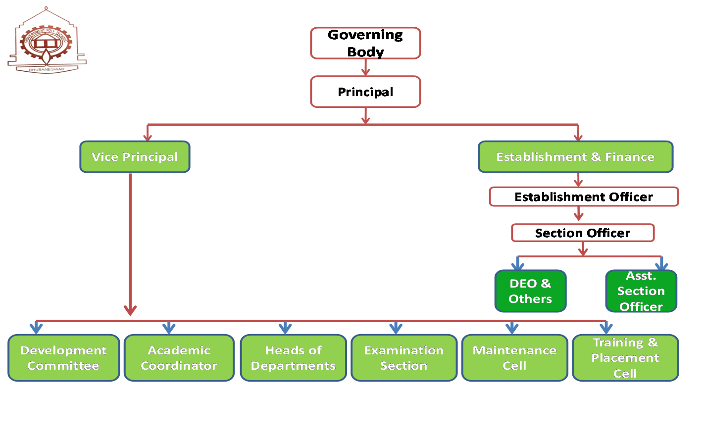Organisational Chart and Process