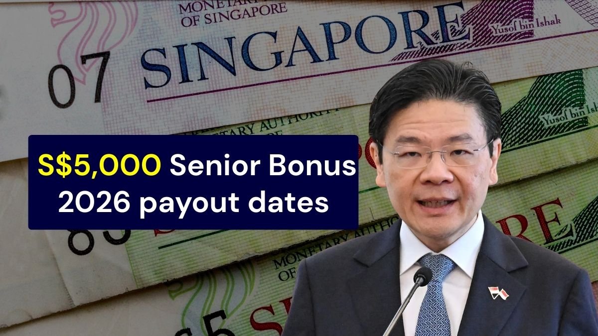 S$5,000 Senior Bonus 2026 payout dates